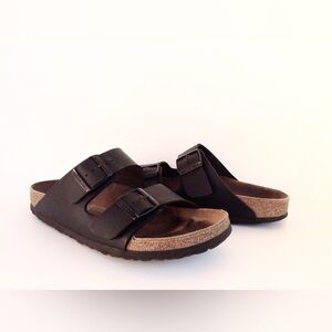 Birkenstock Arizona Oiled Leather Habana Brown Sandals 40 Women 9 9.5 Men 7 7.5